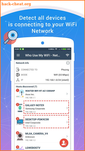 Who Use My WiFi - Network Scanner (Pro) screenshot