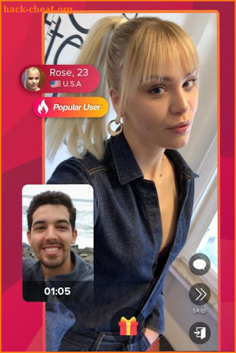 Who video chat tips screenshot