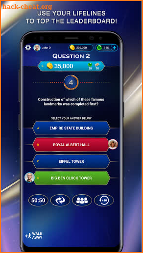 Who Wants to be a Millionaire - Official screenshot