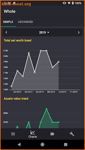 Whole - Net Worth Tracker and Calculator screenshot