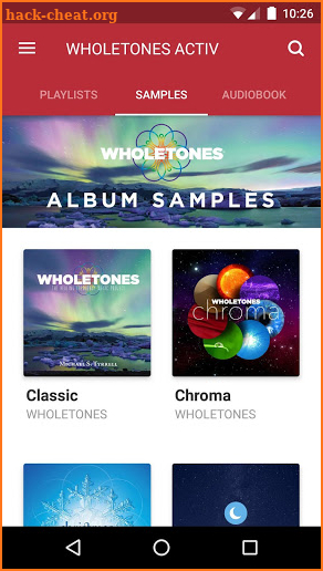 WHOLETONES ACTIV screenshot