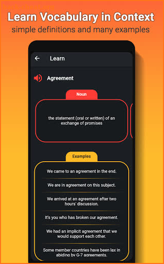 Wider: Improve Vocabulary - Learn English Words screenshot