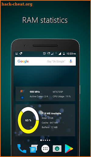 Widgets - CPU | RAM | Battery screenshot