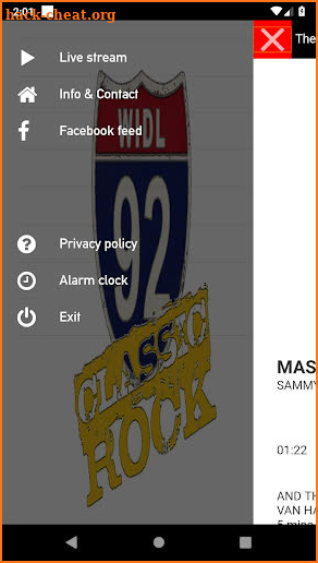 WIDL Classic Rock I92 screenshot