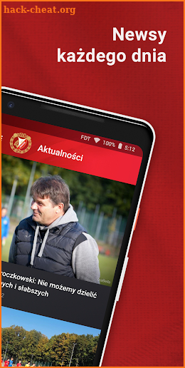 Widzew Łódź - Oficjalna aplikacja screenshot