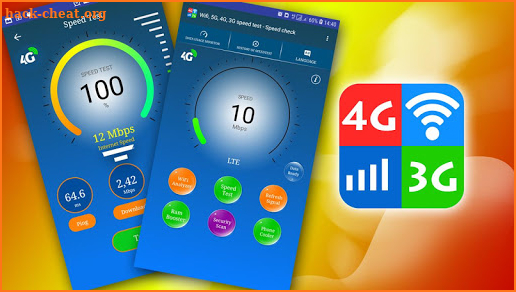 Wifi, 5G, 4G, 3G speed test - Speed check screenshot