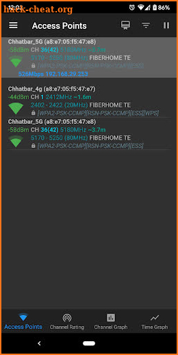 WiFi Analyzer App WiFi Analytics WiFi Map screenshot