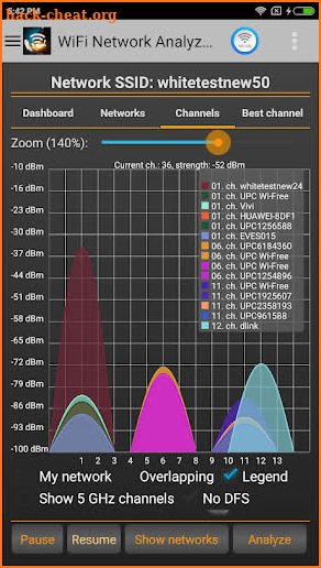 WiFi Analyzer Classic Pro screenshot