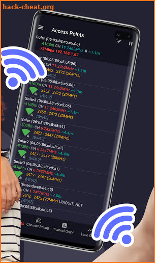 Wifi analyzer - Wifi scanner & Wifi strength screenshot