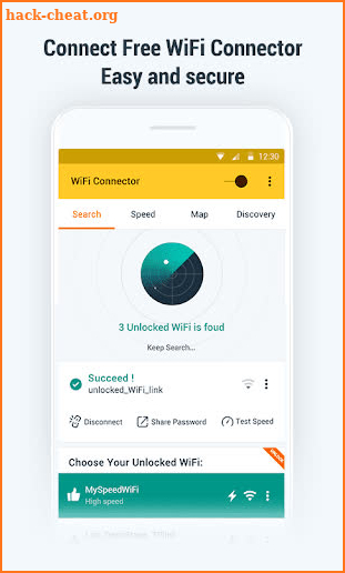 WiFi Key Connector: Free Password and WiFi Map screenshot