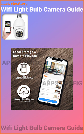 Wifi Light Bulb Camera Guide screenshot