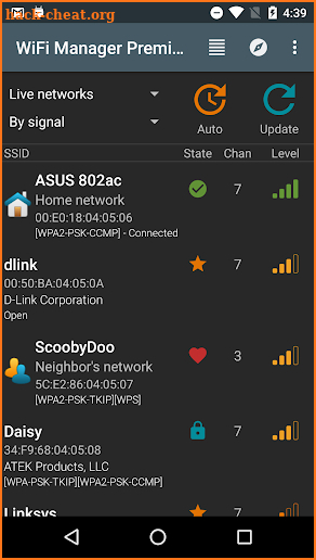 WiFi Manager screenshot