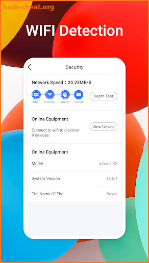 WiFi Master-Speed,security screenshot