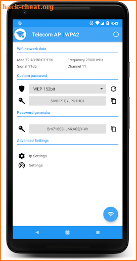 WIFI PASSWORD MASTER screenshot