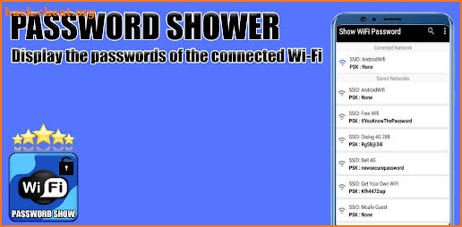 Wifi Password Reminder screenshot