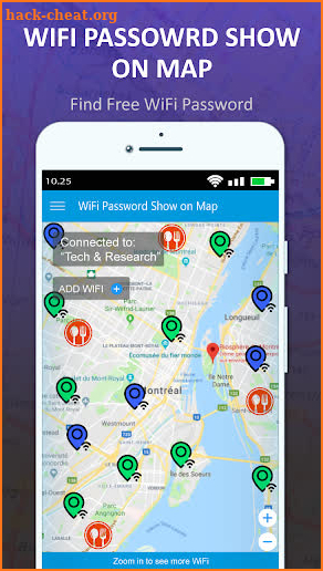WiFi Passwords Map - WiFi Passwords Show On Map screenshot