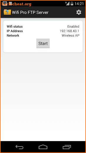 WiFi Pro FTP Server screenshot