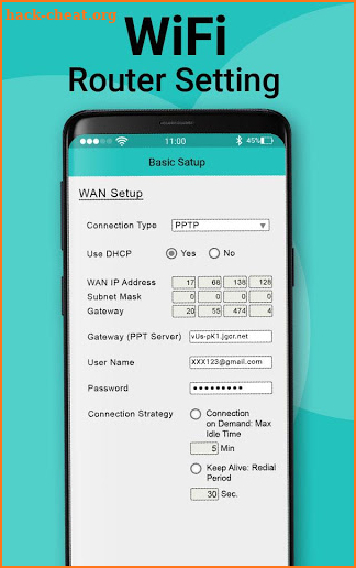 WiFi Router Settings : Router Admin Setup screenshot