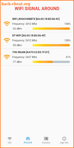 WiFi Signal Strength Meter screenshot