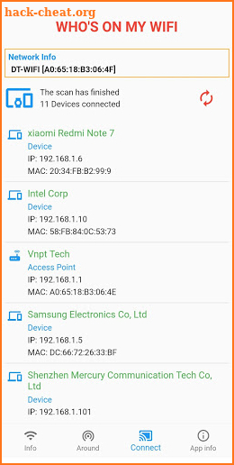 WiFi Signal Strength Meter screenshot