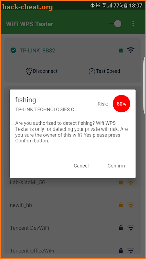 WiFi WPS Tester - No Root To Detect WiFi Risk screenshot