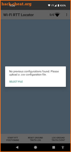 WifiRttLocator App screenshot
