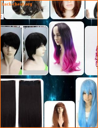 Wigs design screenshot