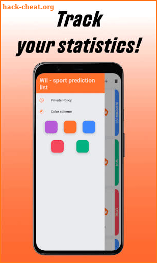 Wil - sport prediction list screenshot