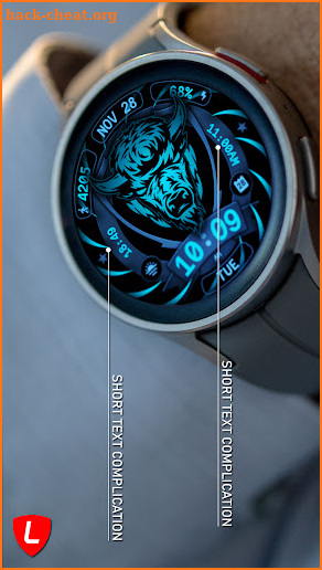 Wild Animals Watch Face 070 screenshot