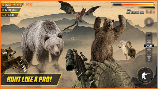 Wild Bear hunting FPS Game 2021 screenshot