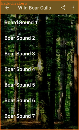 Wild Boar Hunting Calls screenshot