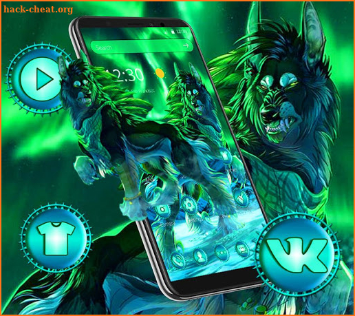 Wild Forest Wolf Theme screenshot