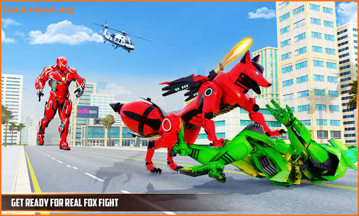 Wild Fox Transform Bike Robot Shooting: Robot Game screenshot