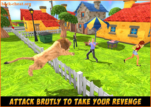 Wild Lion City Rampage: Animal Attack Games screenshot