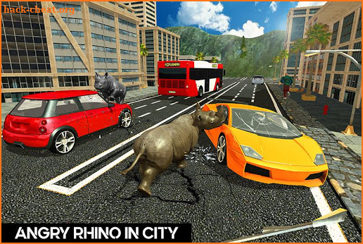 Wild Rhino Family Jungle Simulator screenshot