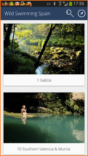 Wild Swimming Spain screenshot