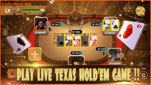 Wild West Poker- Free online Texas Holdem Poker screenshot