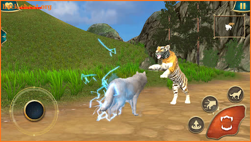 Wild Wolf Simulator 3D Games screenshot