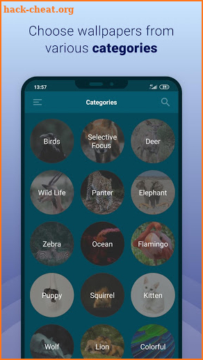 Wildpaper - Animal Photos and Backgrounds screenshot
