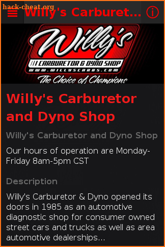 Willy's Carb and Dyno Shop screenshot