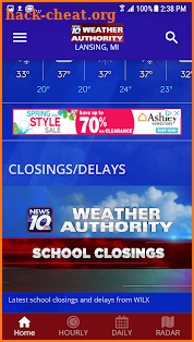 WILX News 10 Weather Authority screenshot