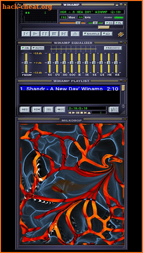 Winamp screenshot