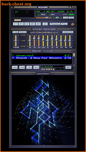 Winamp screenshot