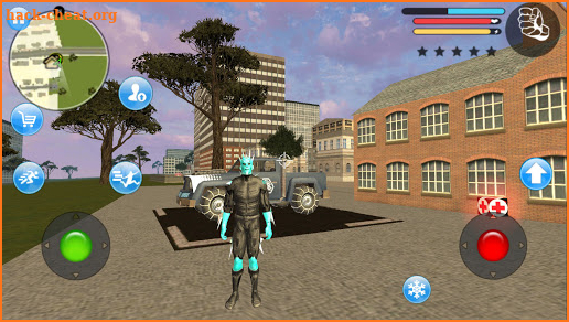 Wind Snow Storm - Gangster City Ice Superhero screenshot