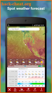 Windy: wind, waves and hurricanes forecast screenshot