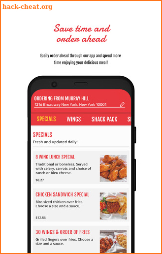 Wing Shack Wings screenshot