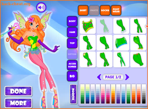 Winks Club Dress Up Dolls screenshot