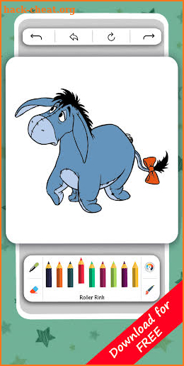 Winnie Coloring Book Game screenshot