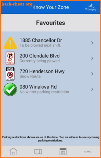 Winnipeg - Know Your Zone screenshot