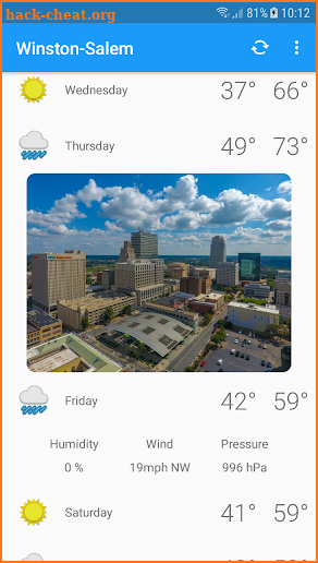 Winston-Salem, NC - weather and more screenshot